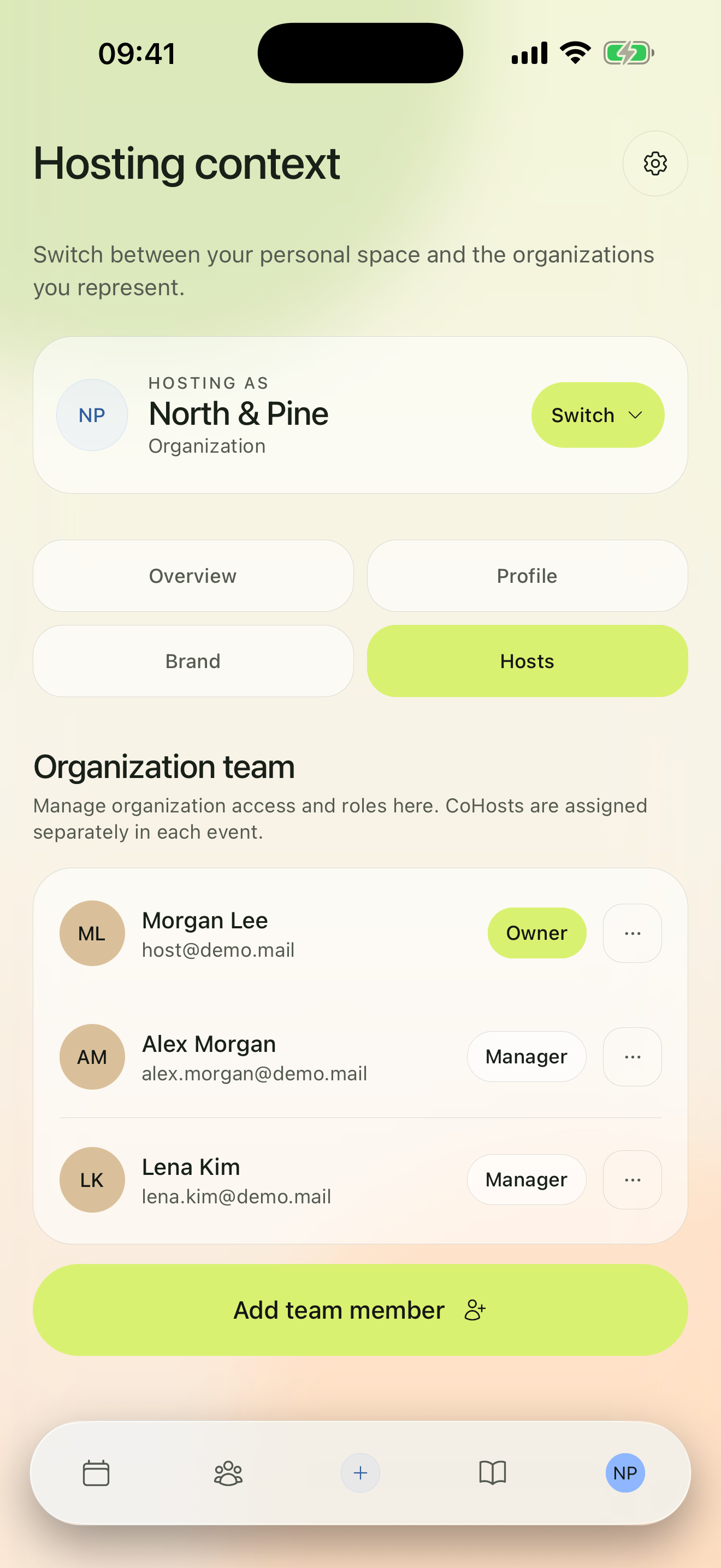 The North & Pine team